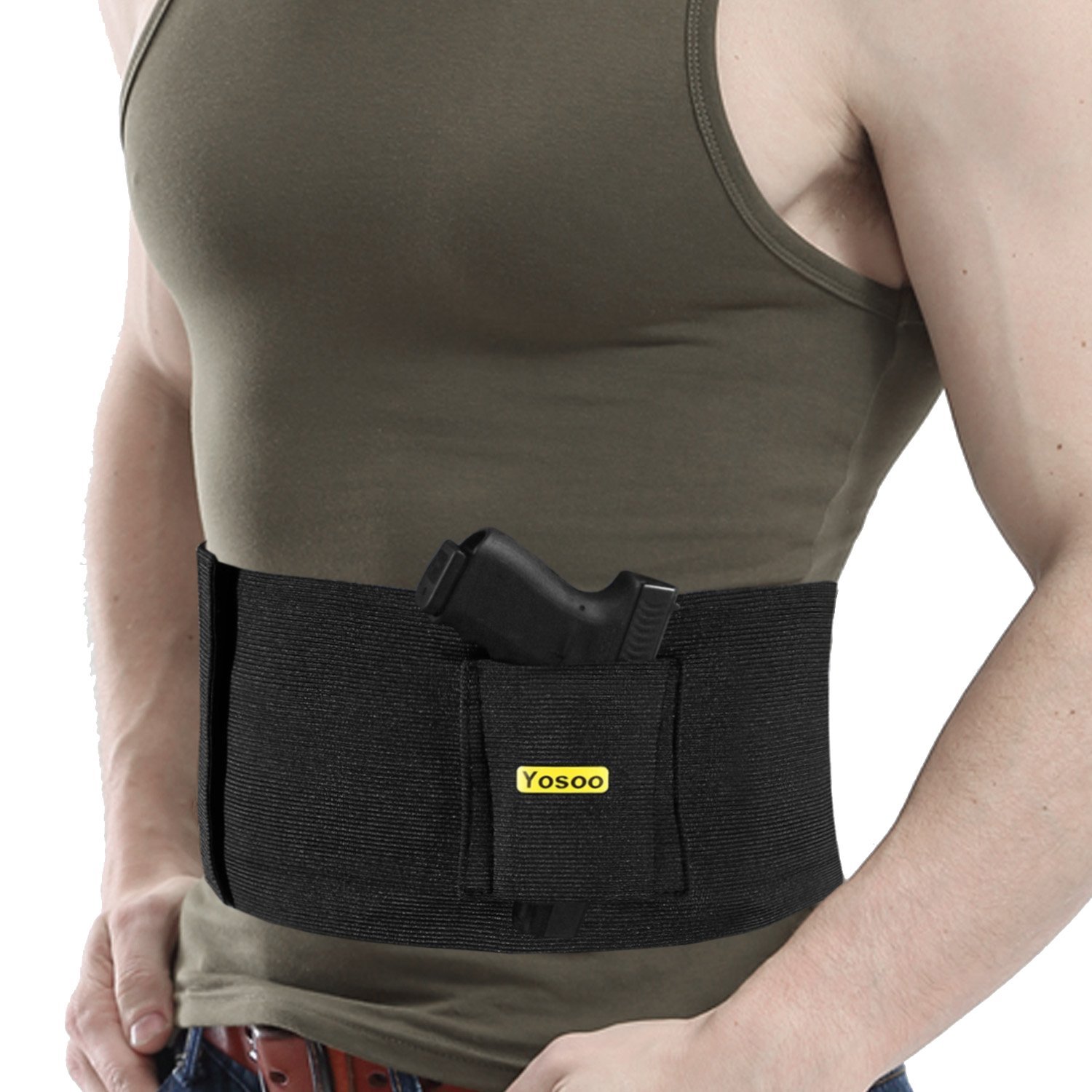  AlphaHolster Women's Belly Band Gun Holster wtih Dual