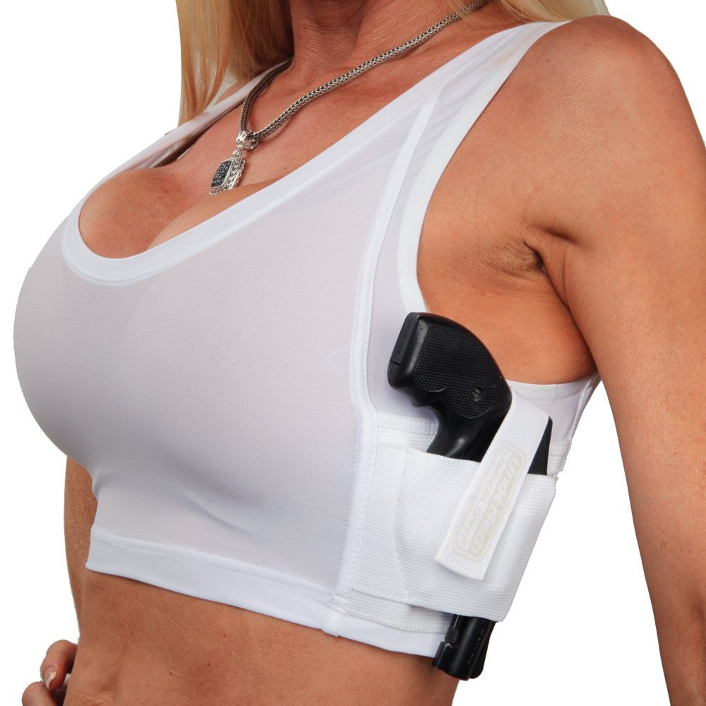 woman holsters